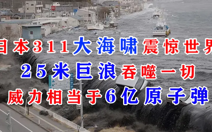 【记录片】日本311大地震和海嘯的驚悚映像
